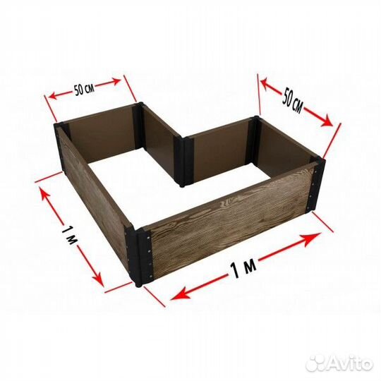 Клумба из дпк «Угол» (новая)