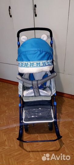 Детские санки коляска ника