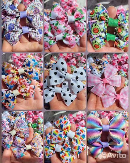 Бантики ручной работы для девочек
