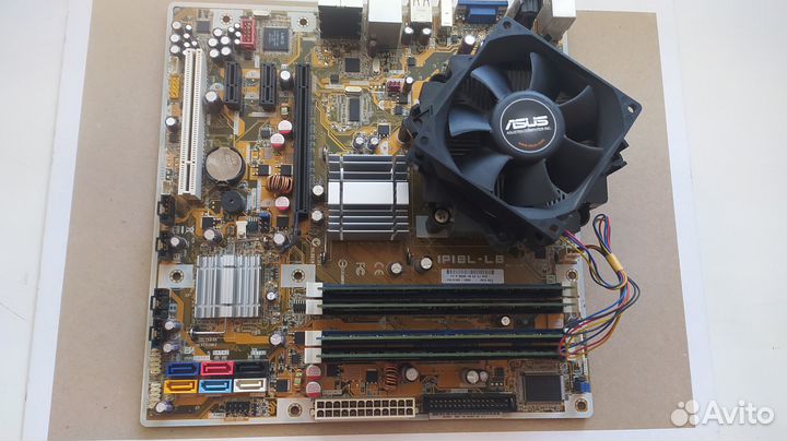 Материнская плата 775 с процессором