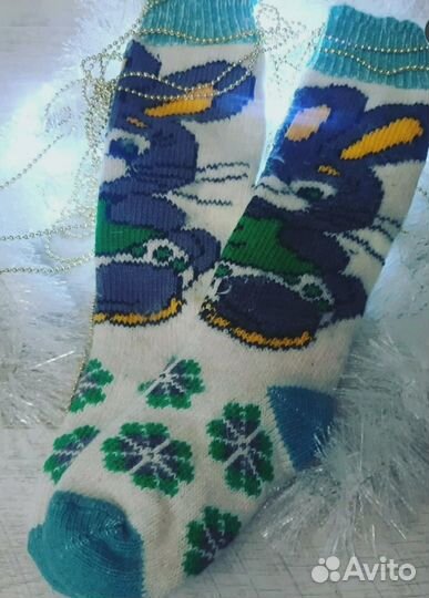 Шерстяные носки женские, детские