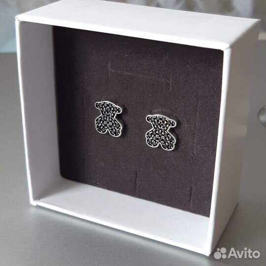 Серебряные серьги Мишки Tous