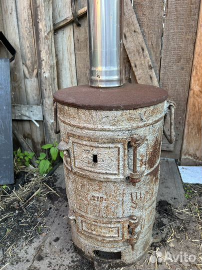 Печь чугунная пов-57 буржуйка из серого чугуна