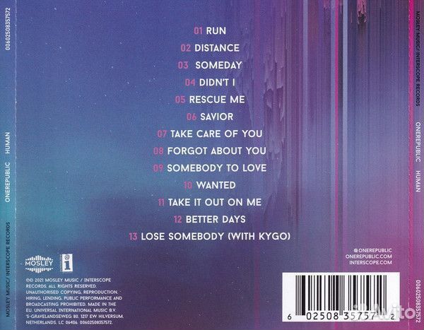 OneRepublic - Human (CD)