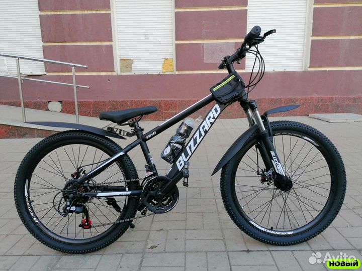 Горный подростковый велосипед Чёрный