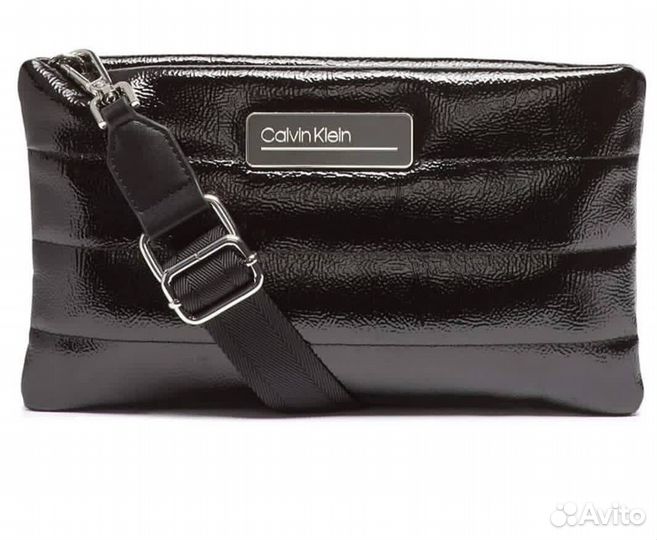 Сумка Celvin Klein (черная лаковая) новая