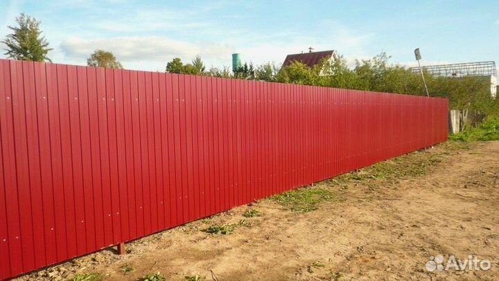 Заборы из профнастила