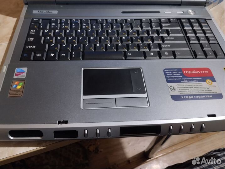 Ноутбук roverbook z770