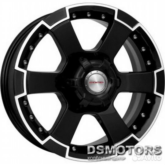 Диски М56 7.0/16 6x139.7 ET30 d93.1 алмаз чёрный