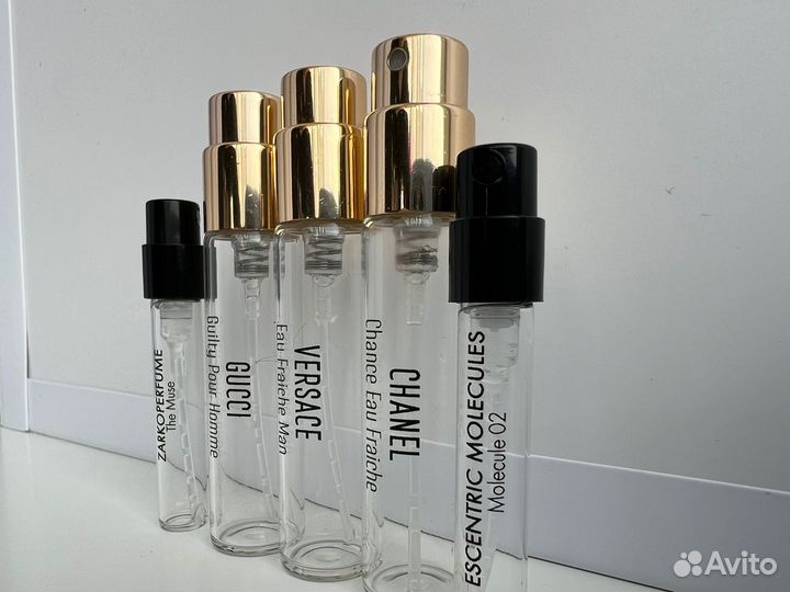 Пустые флаконы миниатюр из Randewoo 5 штук