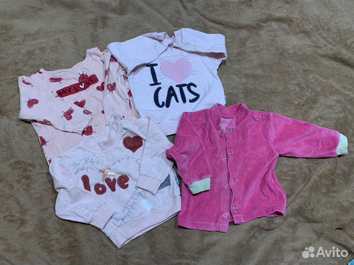 Вещи на девочку два пакета