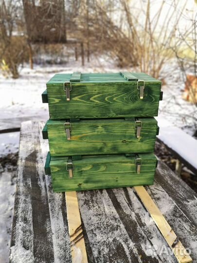 Ящик армейский деревянный декоративный