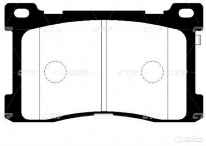 CTR GK0505 / ckkh-51 Колодки тормозные дисковые пе