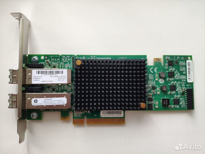 Сетевой адаптер HP nc552sfp 10Gb 2-port Ethernet
