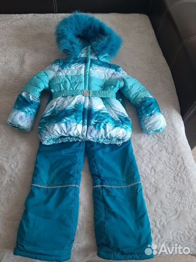 Зимний костюм на девочку 116