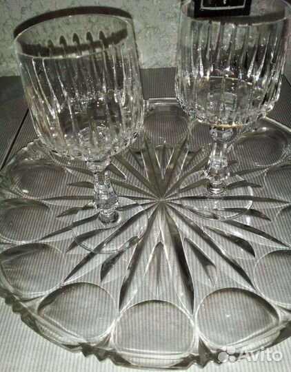 Набор для алкоголя Чешское стекло