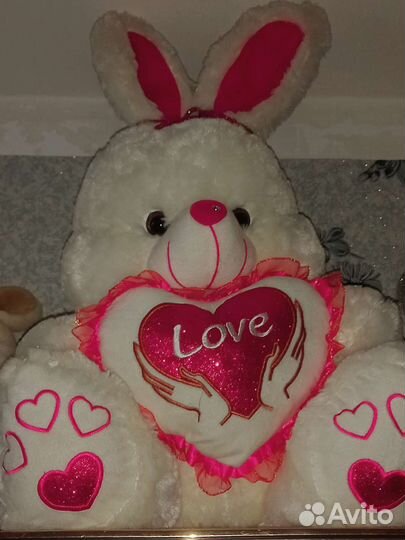 Мягкая игрушка заяц