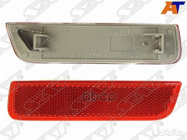 Отражатель в задний бампер renault duster 10-15