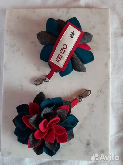 Брелок Kenzo оригинал Цветок из фетра