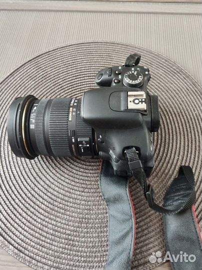 Фотоаппарат Canon eos 600d + объектив Sigma 17-50