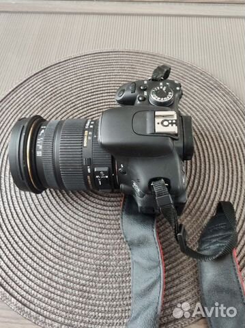 Фотоаппарат Canon eos 600d + объектив Sigma 17-50