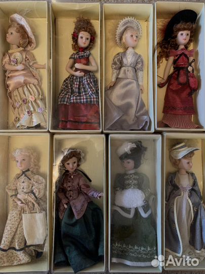 Кукла фарфоровая коллекционная Дамы эпохи