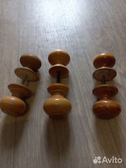 Дверные ручки деревянные
