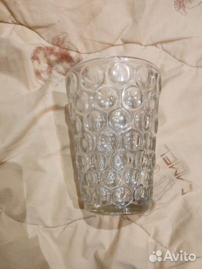 Ваза для цветов СССР стекло