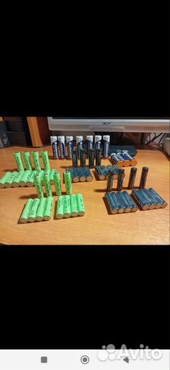 Аккумуляторные батарейки аа, ааа, 18650