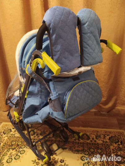 Детские санки коляска