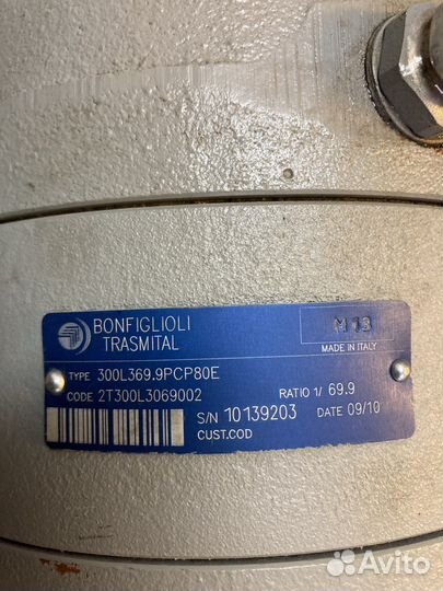 Мотор редуктор Bongfiglioli серии 300 с энкодером