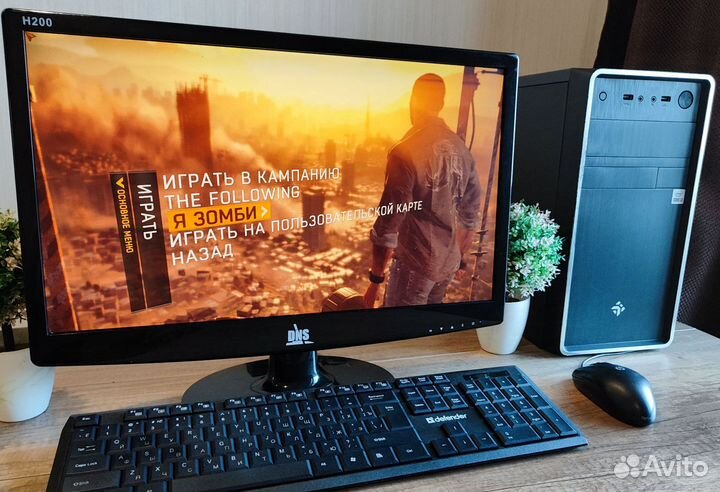 Пк i5/Монитор/GTX 1050Ti/SSD+25Игр пк для Игр