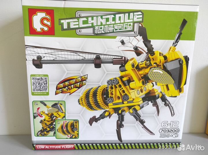 Конструктор с механизмом пчела