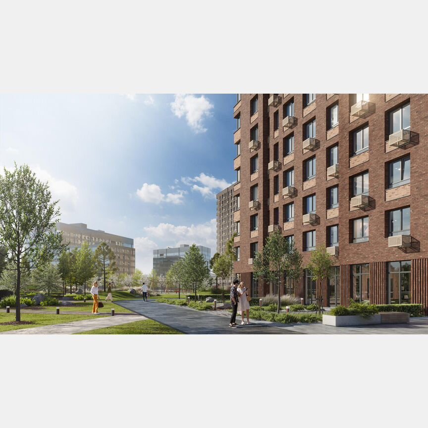 2-к. апартаменты, 57,3 м², 23/23 эт.