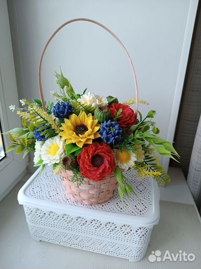 Цветы из мыла ручной работы