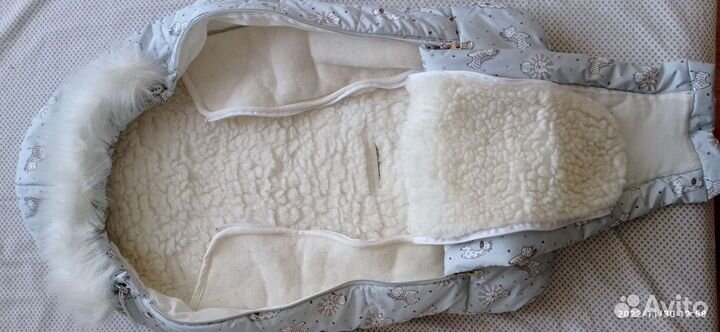 Конверт на выписку весенний / зимний для мальчика