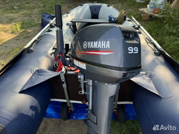 Лодка ривьера 3400 ск с мотором Yamaha 9.9 FMH