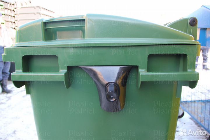 Пластиковый евроконтейнер 660л Ч7601