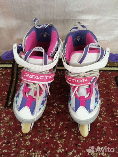 Роликовые коньки детские размер 26-31
