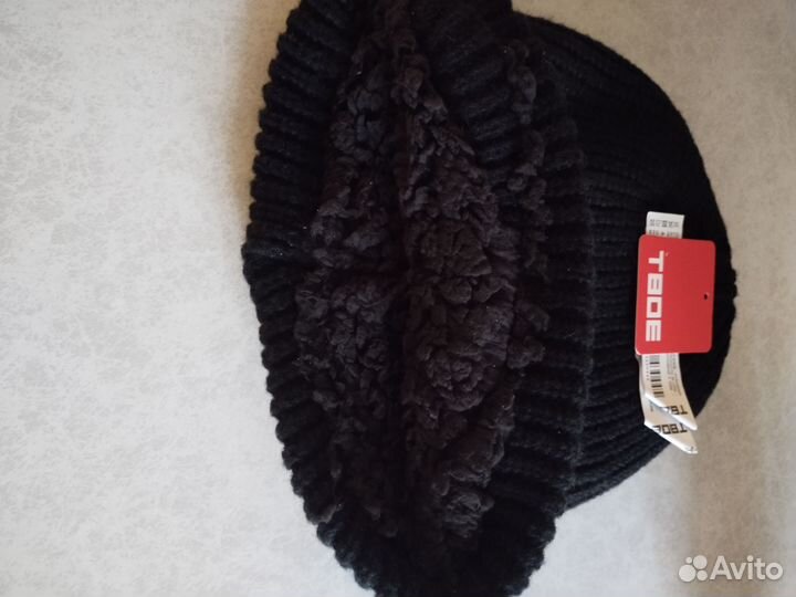Вязаная шапка мужская