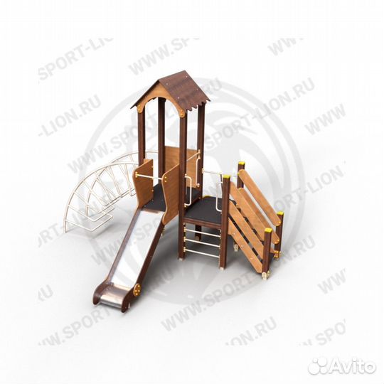 Детский игровой комплекс с горкой