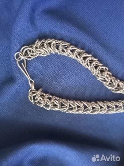 Колье цепочка мельхиор СССР винтаж
