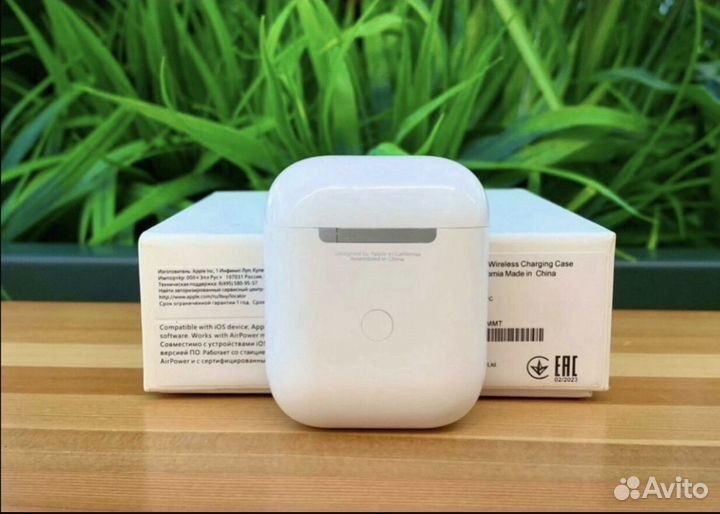 Наушники AirPods 2 premium + чехол + гарантия