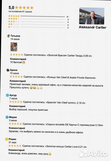 Cartier Love серьги 0,07 ct