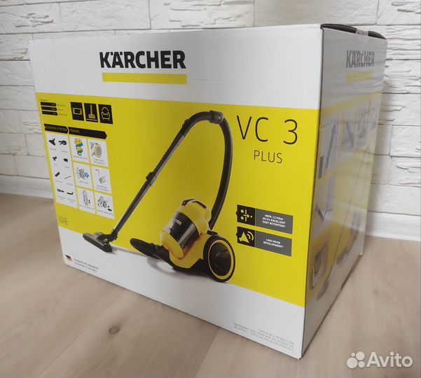 Пылесос Karcher VC 3 Plus 1100 Вт новый