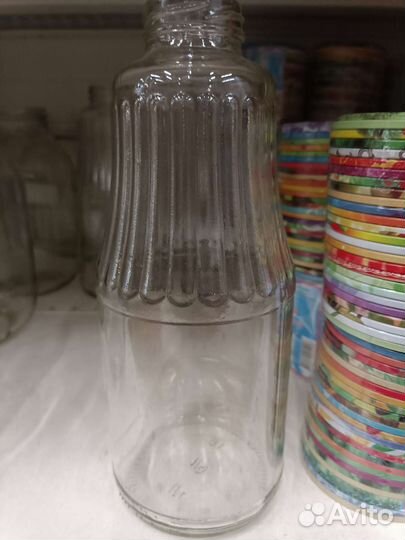 Стеклянная бутылка 1 л