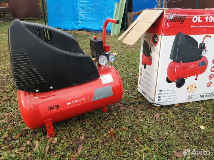 Компрессор безмасляный Fubag OL 195/24 CM1.5 24 л