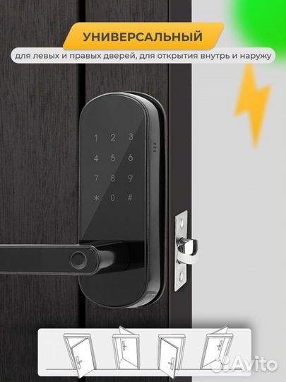 Умный кодовый замок TTLock для межкомнатных дверей