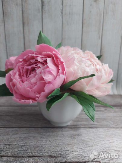 Интерьерный букет с пионами