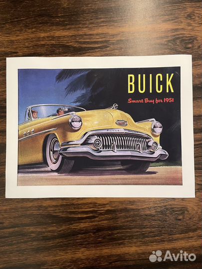 Постер-ретро автомобиль